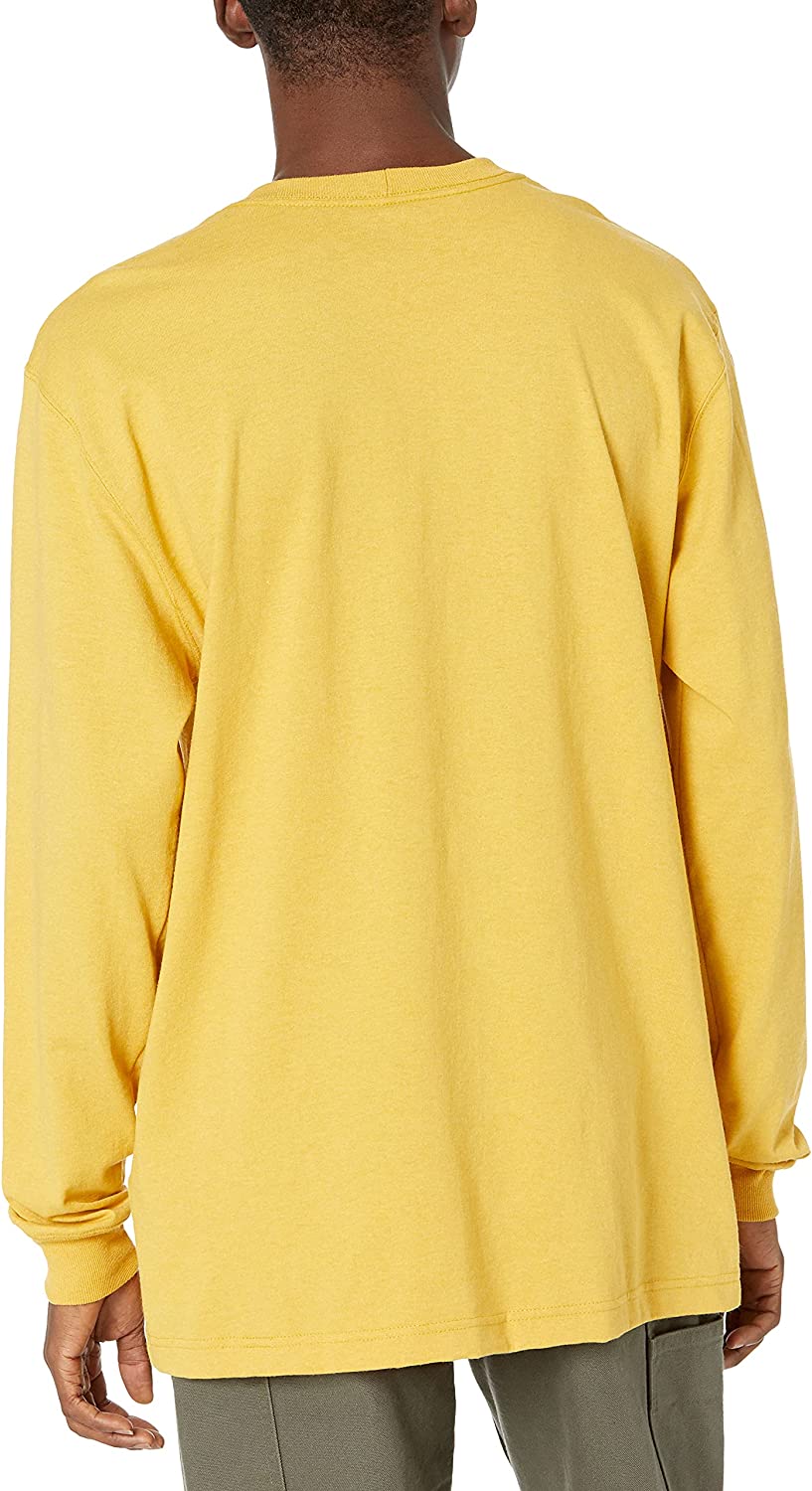 Carhartt Men's Loose Fit Heavyweight Long-Sleeve Pocket T-Shirt - Image 9